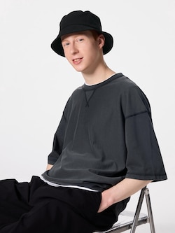 ウォッシュドスウェT(5分袖)+E