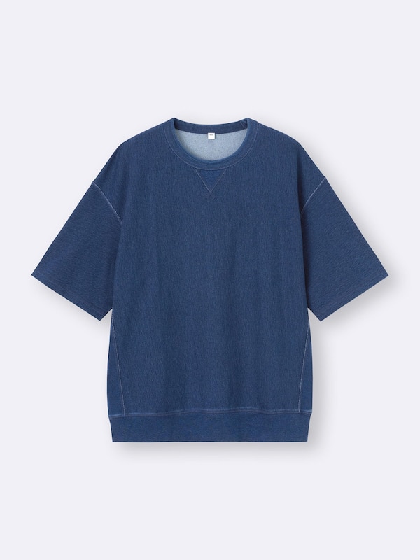 ウォッシュドスウェT(5分袖)+E