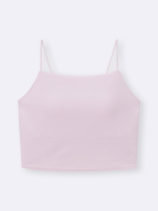 ブラフィールクロップドラメキャミソール 【レディース】 【Tシャツ・スウェット】【GU公式/ジーユー】 【PINK】 ブラフィールクロップドラメキャミソール 【レディース】 【Tシャツ・スウェット】【GU公式/ジーユー】 【PINK】