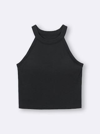 ブラフィールクロップドホルターネックタンクトップ 【レディース】 【Tシャツ・スウェット】【GU公式/ジーユー】 【BLACK】 ブラフィールクロップドホルターネックタンクトップ 【レディース】 【Tシャツ・スウェット】【GU公式/ジーユー】 【BLACK】