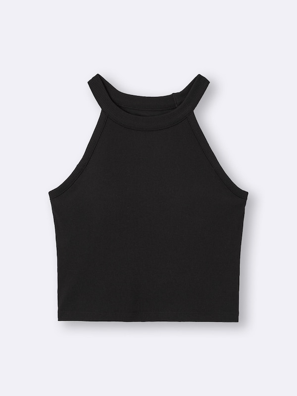 ブラフィールクロップドホルターネックタンクトップ