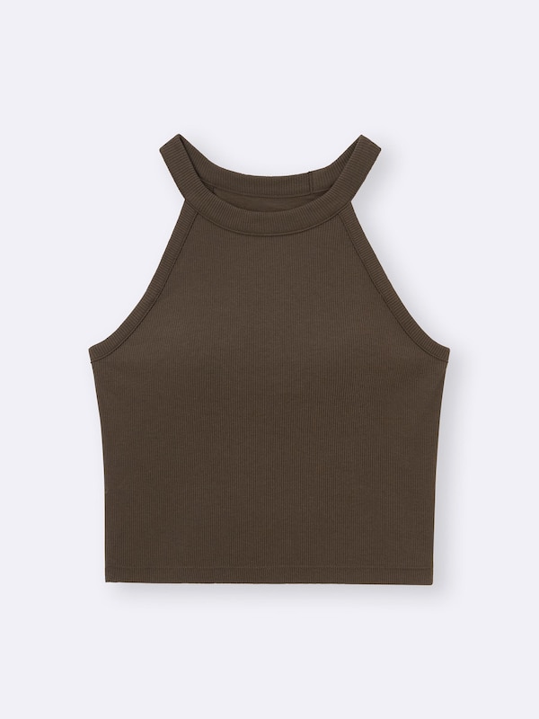 ブラフィールクロップドホルターネックタンクトップ