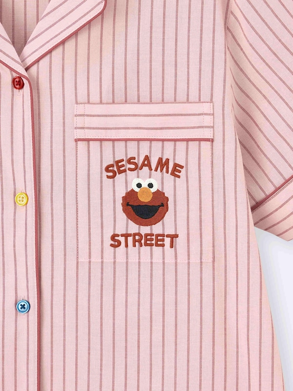 コットンパジャマ(半袖&ショートパンツ) Sesame Street