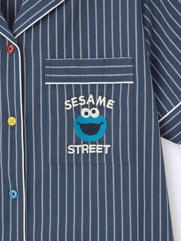 コットンパジャマ(半袖&ショートパンツ) Sesame Street