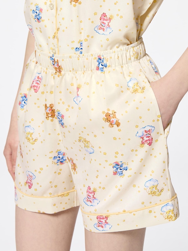 サテンパジャ��マ(半袖&ショートパンツ) Care Bears