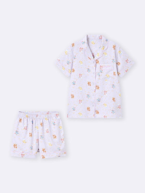 サテンパジャマ(半袖&ショートパンツ) Care Bears