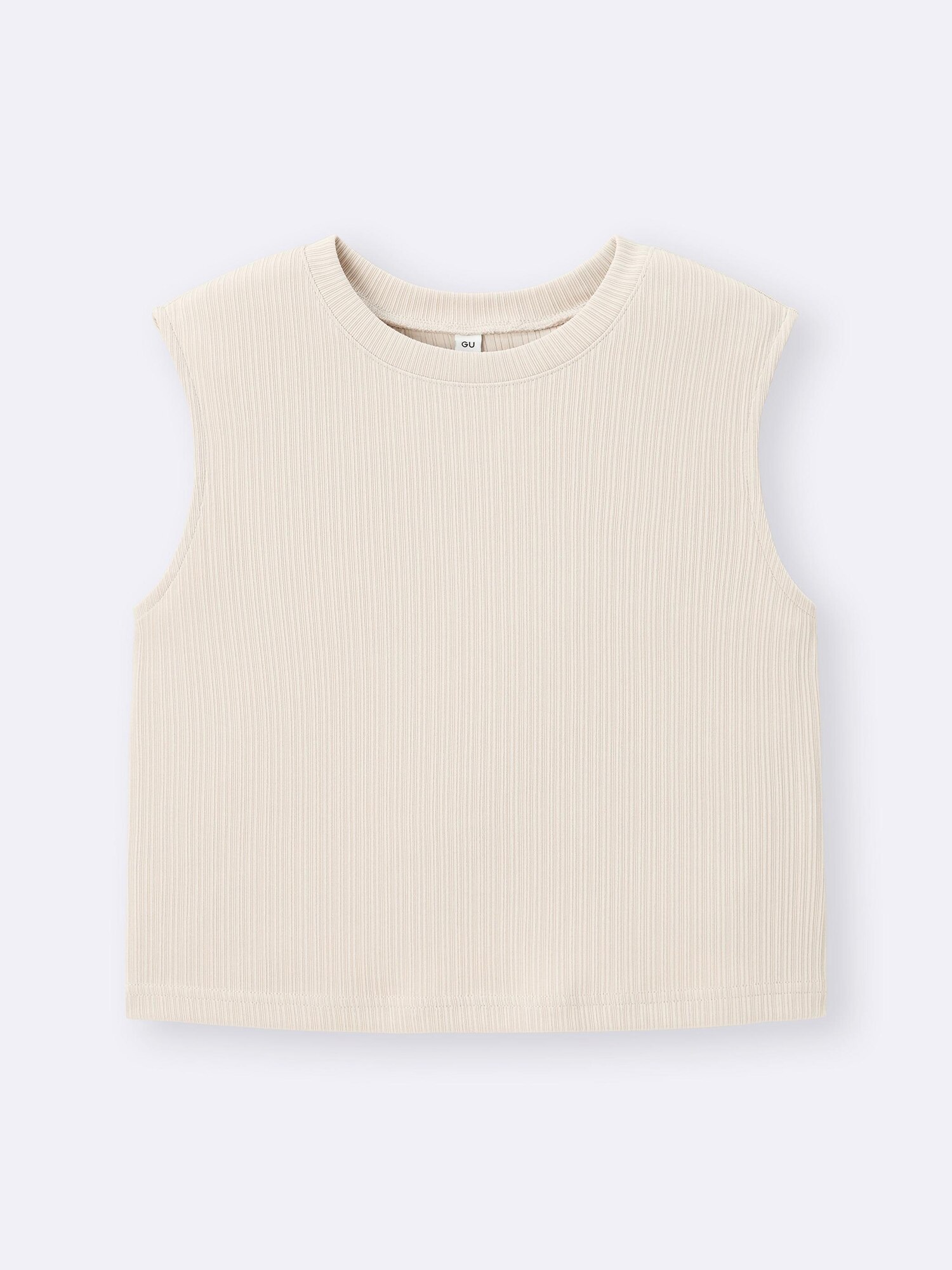 ふなまま GU公式 | リブスリットプルオーバー(ノースリーブ)+EC
