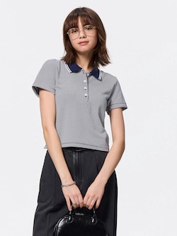 ラインボーダーポロシャツ(半袖)