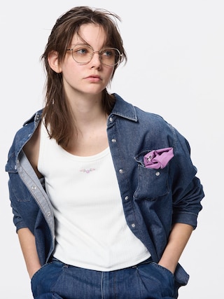 コットンブレンドクロップドタンクトップ(ドライ)(フラワー) 【レディース】 【Tシャツ・スウェット】【GU公式/ジーユー】 【OFF WHITE】 コットンブレンドクロップドタンクトップ(ドライ)(フラワー) 【レディース】 【Tシャツ・スウェット】【GU公式/ジーユー】 【OFF WHITE】