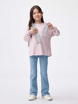 GIRLSストレッチスリムフレアジーンズ