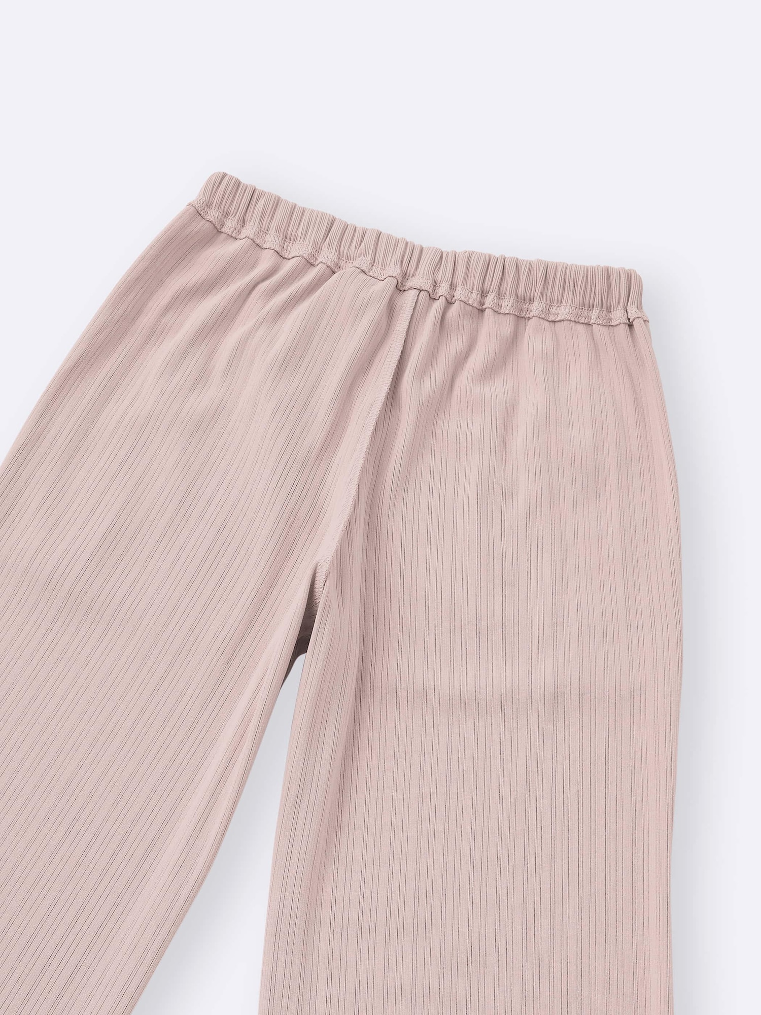 GU公式 | GIRLSリブプルオンワイドフレアパンツ