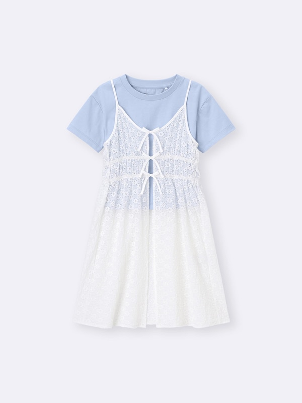 GIRLSレースキャミソールセットT