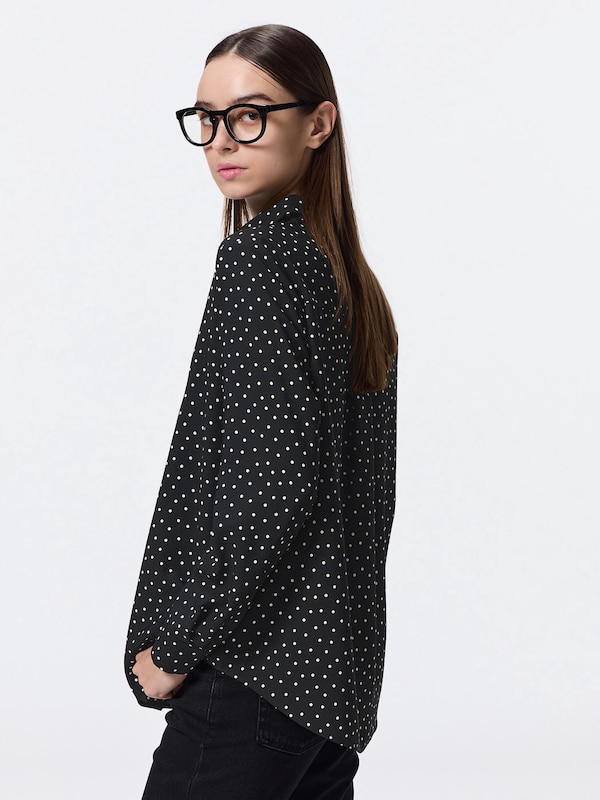 ドレープドットシャツZ+E