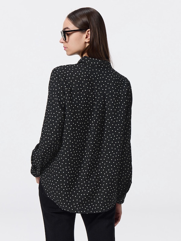 ドレープドットシャツZ+E