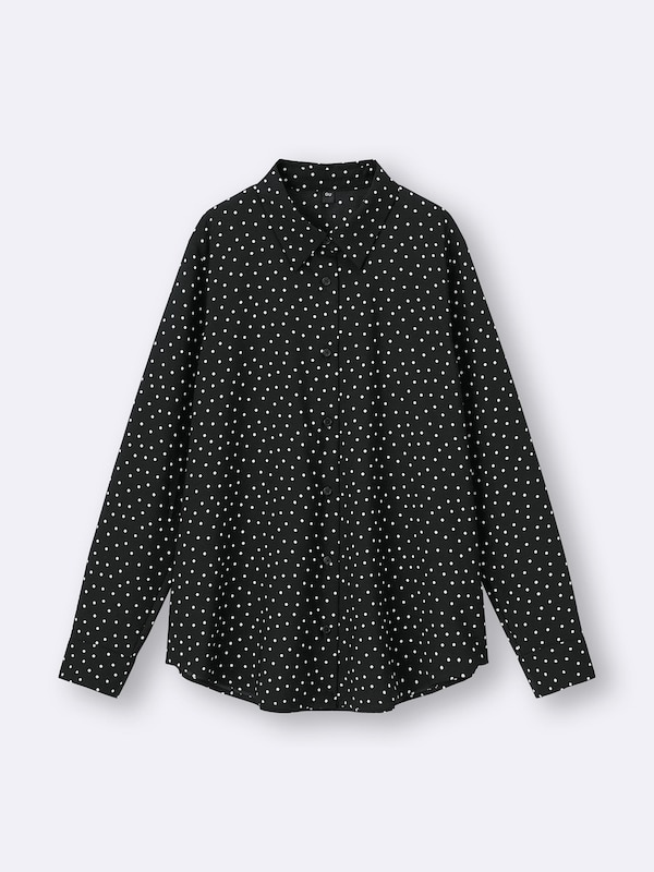 ドレープドットシャツZ+E