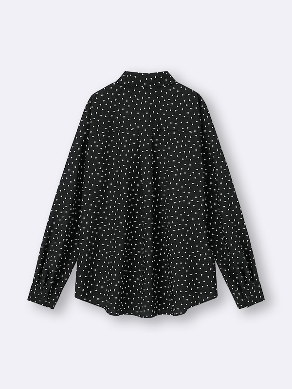 ドレープドットシャツZ+E