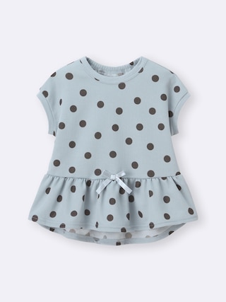 BABY(TODDLER)GIRLSドライカンタンT(ドット)+E 【KIDS・TEEN】 【BABY(ベビー)】【GU公式/ジーユー】 【LIGHT BLUE】 BABY(TODDLER)GIRLSドライカンタンT(ドット)+E 【KIDS・TEEN】 【BABY(ベビー)】【GU公式/ジーユー】 【LIGHT BLUE】