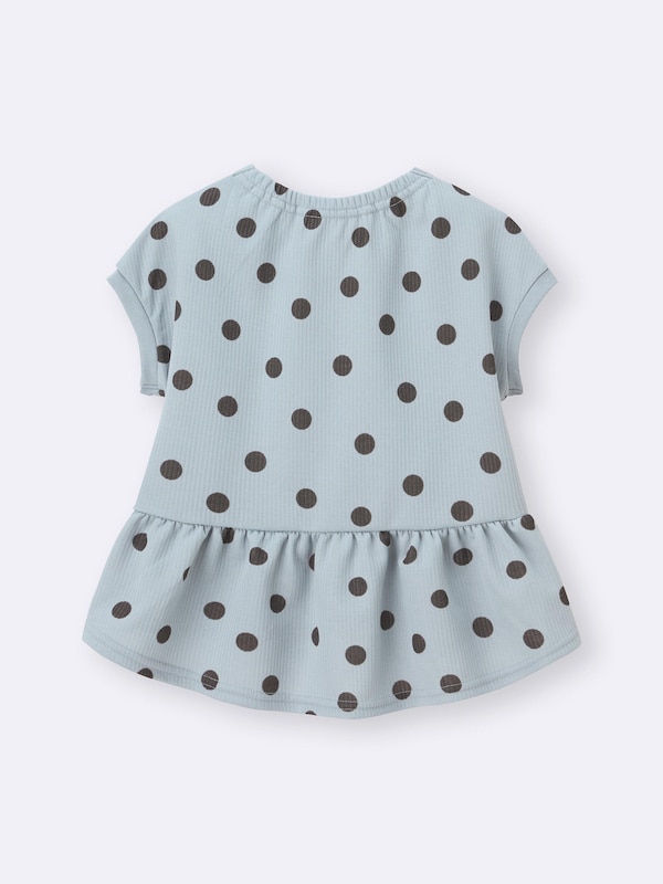 BABY(TODDLER)GIRLSドライカンタンT(ドット)+E