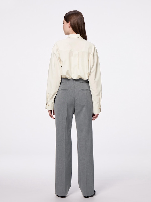 ウォッシャブルストレートパンツZ+EC(丈長め79.5cm)