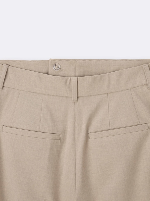 ウォッシャブルストレートパンツZ+EC(丈長め79.5cm)