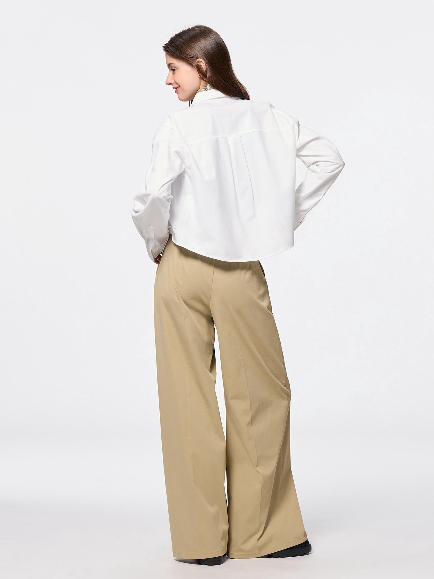 その他 X56 GU公式 | ベルテッドワイドパンツ+EC(丈長め80.0cm)