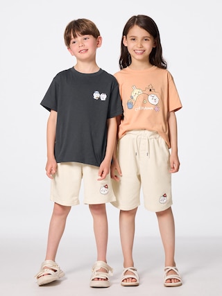 KIDS(男女兼用) スウェットハーフパンツ CHIIKAWA 【KIDS・TEEN】 【キッズ パンツ・スカート】【GU公式/ジーユー】 【NATURAL】 KIDS(男女兼用) スウェットハーフパンツ CHIIKAWA 【KIDS・TEEN】 【キッズ パンツ・スカート】【GU公式/ジーユー】 【NATURAL】