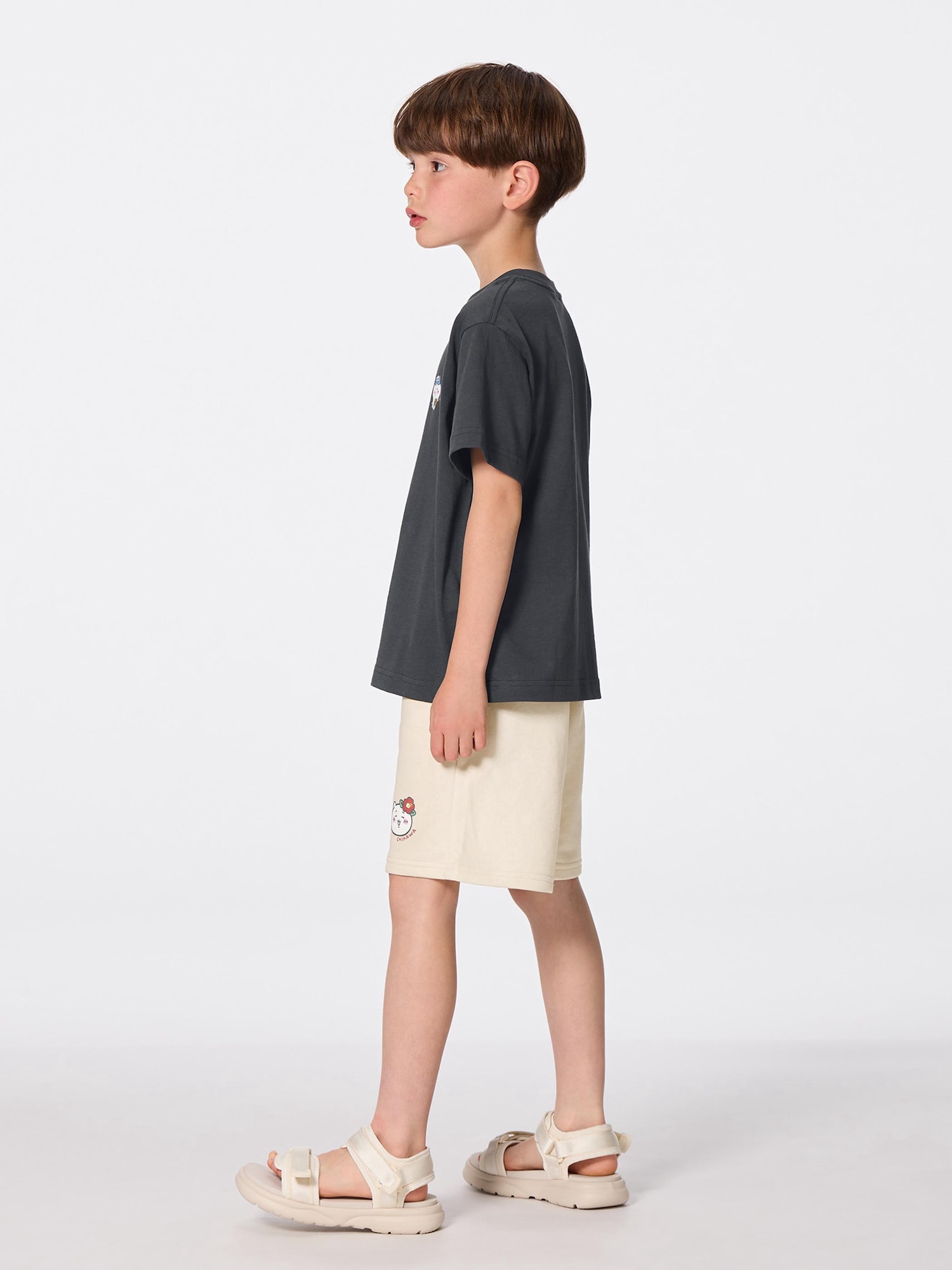 GU公式 | KIDS(男女兼用) スウェットハーフパンツ CHIIKAWA