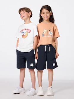 KIDS(男女兼用) スウェットハーフパンツ CHIIKAWA