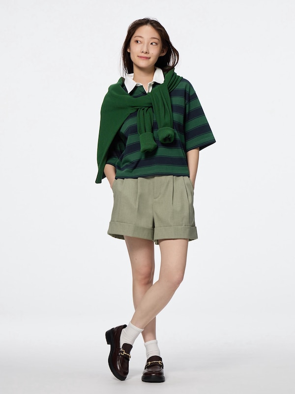 タックショートパンツ+E