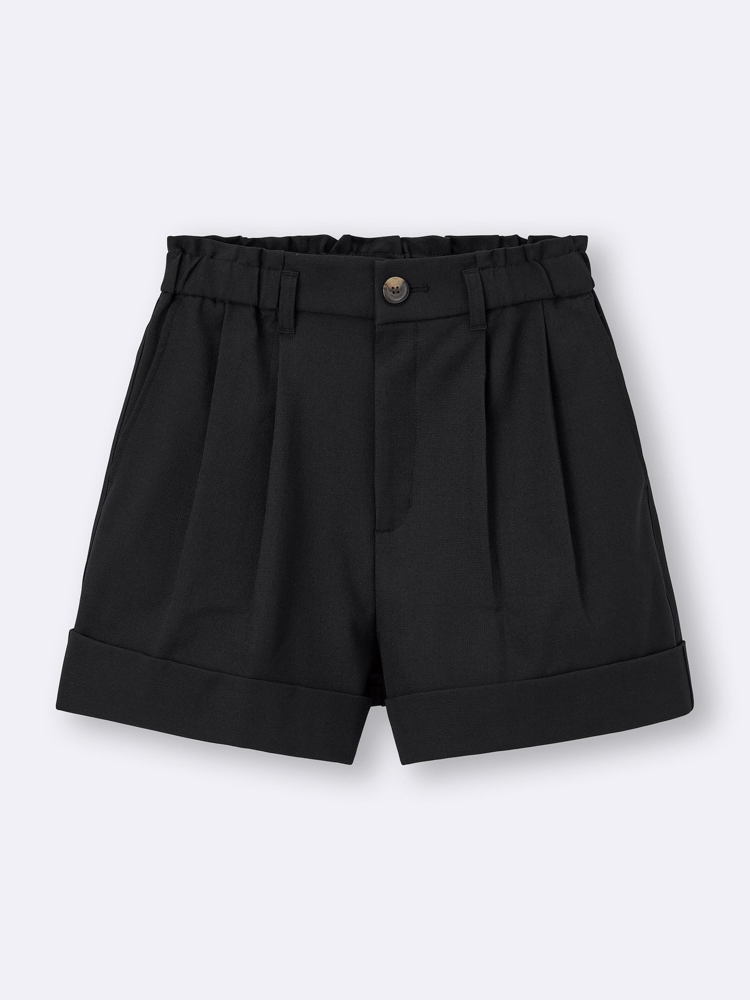 M0MNAC0出品 GU公式 | タックショートパンツ+E
