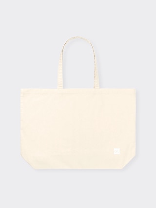 リユーザブルバッグ(コットン)(Lサイズ) 【メンズ】 【グッズ】【GU公式/ジーユー】 【OFF WHITE】 リユーザブルバッグ(コットン)(Lサイズ) 【メンズ】 【グッズ】【GU公式/ジーユー】 【OFF WHITE】