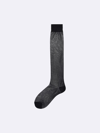 ラメシアーハイソックス 【レディース】 【インナー・下着】【GU公式/ジーユー】 【BLACK】 ラメシアーハイソックス 【レディース】 【インナー・下着】【GU公式/ジーユー】 【BLACK】