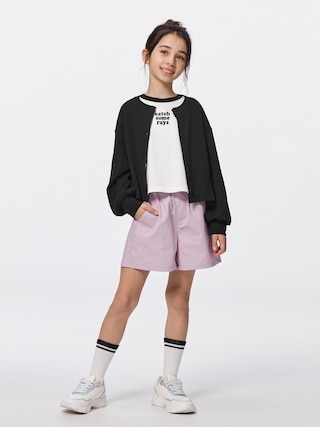 GIRLSペーパーバッグウエストショーツ 【KIDS・TEEN】 【キッズ パンツ・スカート】【GU公式/ジーユー】 【LIGHT PURPLE】 GIRLSペーパーバッグウエストショーツ 【KIDS・TEEN】 【キッズ パンツ・スカート】【GU公式/ジーユー】 【LIGHT PURPLE】