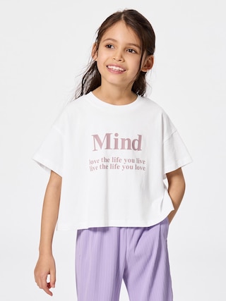 GIRLSグラフィックT(ロゴ) 【KIDS・TEEN】 【キッズ Tシャツ・スウェット・ニット】【GU公式/ジーユー】 【OFF WHITE】 GIRLSグラフィックT(ロゴ) 【KIDS・TEEN】 【キッズ Tシャツ・スウェット・ニット】【GU公式/ジーユー】 【OFF WHITE】