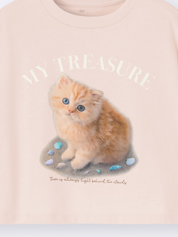 GIRLSグラフィックT(キャット)