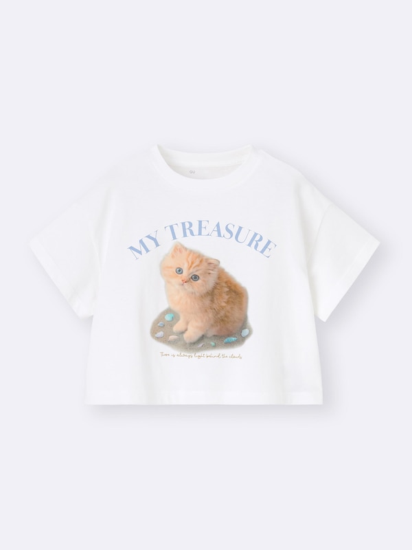 GIRLSグラフィックT(キャット)