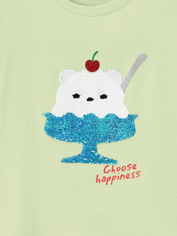 GIRLSスパンコールT(パンダ)