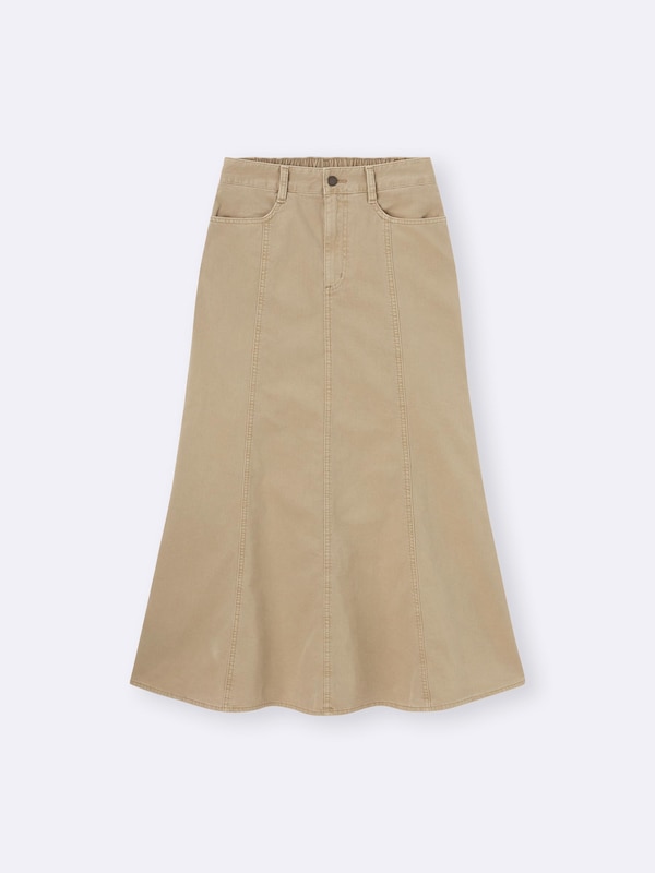 フレアマキシスカート(丈標準88.0～95.0cm)