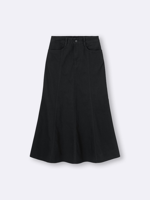 フレアマキシスカート(丈標準88.0～95.0cm)