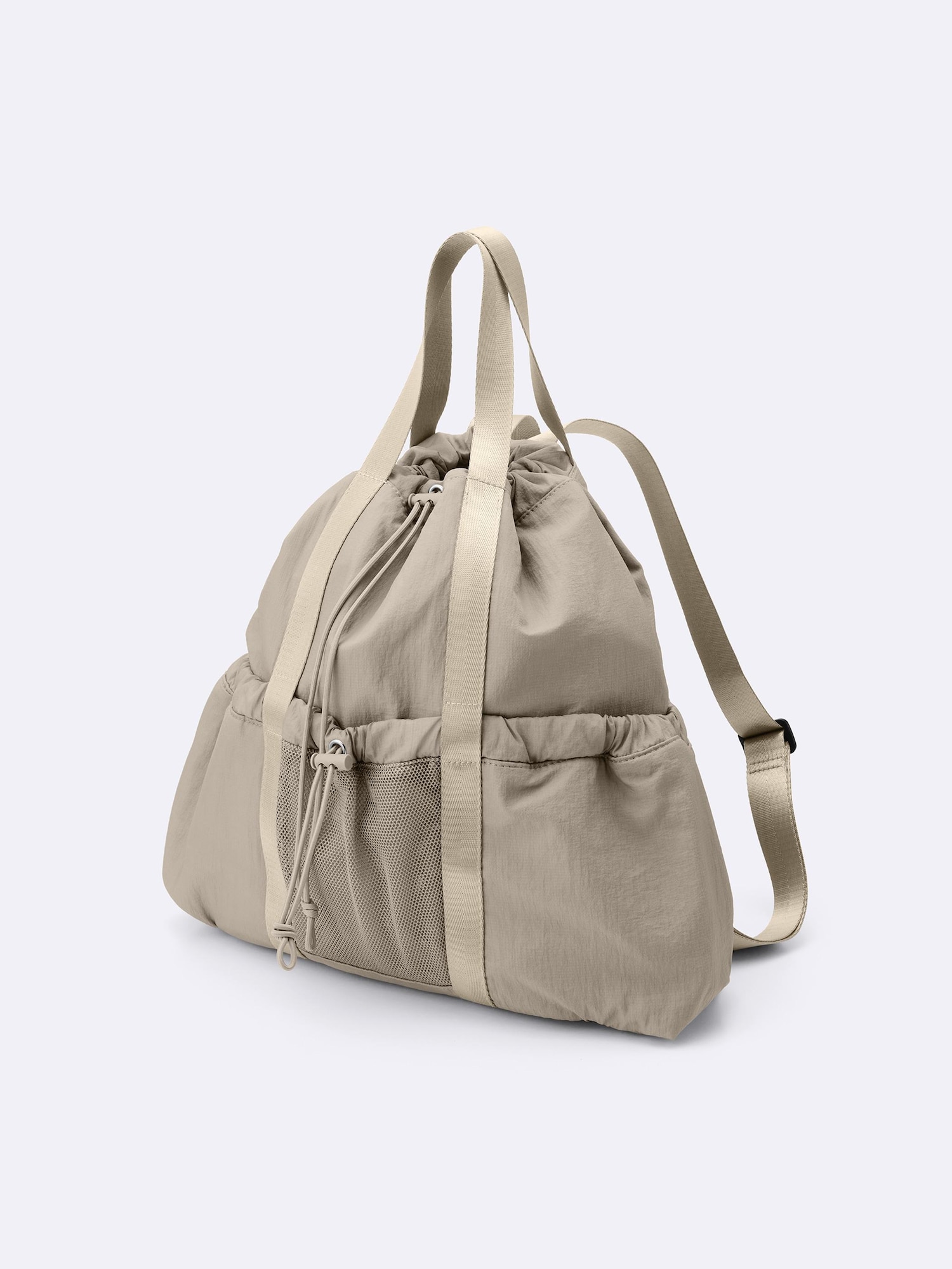 美品　2WAYナイロントート、ショルダーバッグ 　オリーブグリーン 2WAY ナイロンオックス トート&ショルダーバッグ (オリーブ×黒
