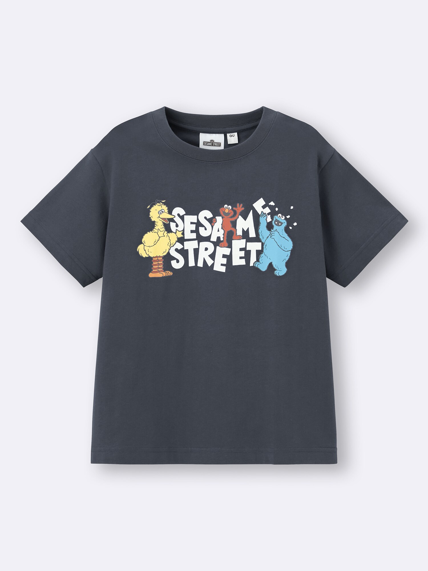 GU公式 | KIDS(男女兼用)グラフィックT Sesame Street
