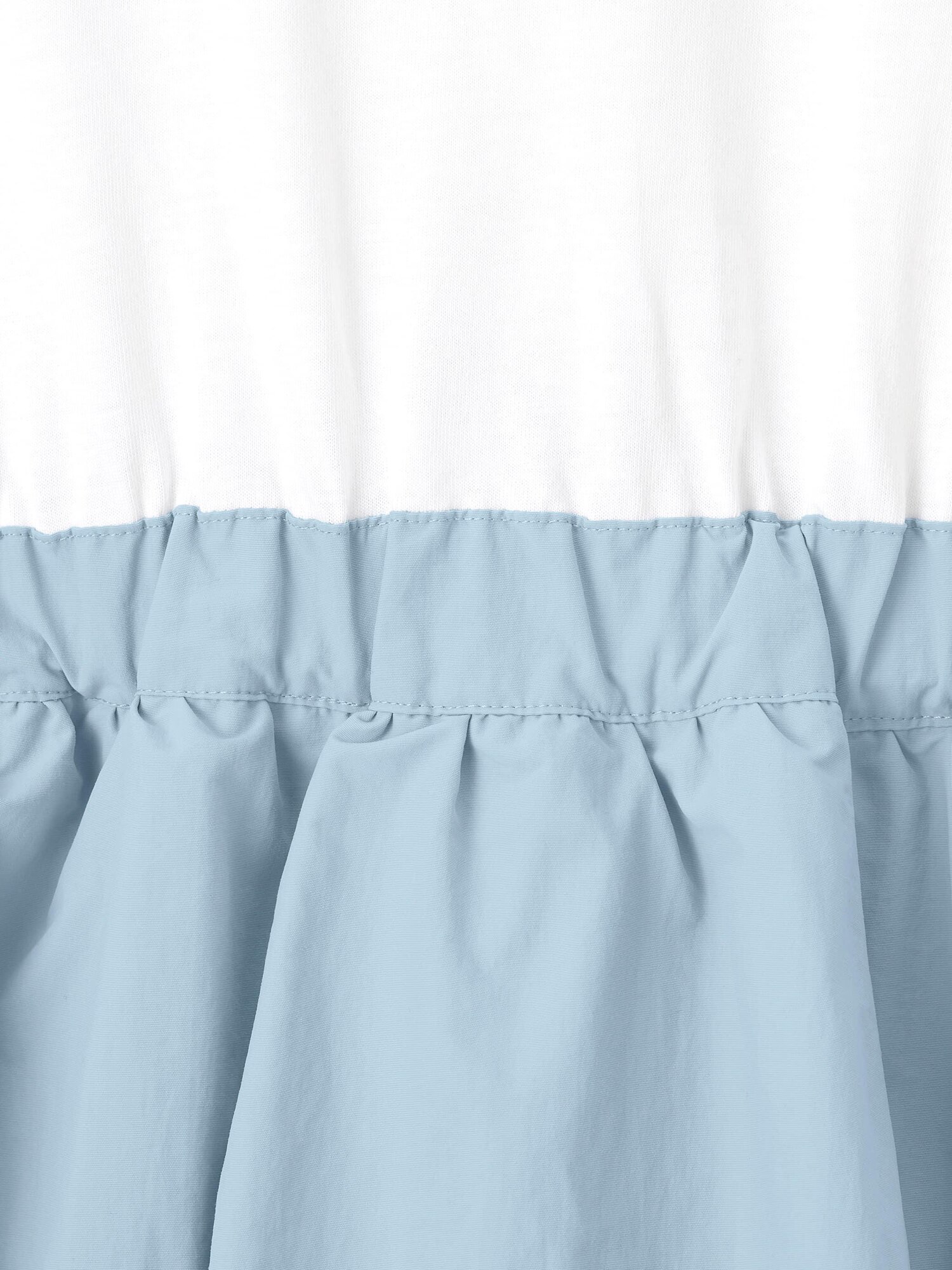 GU公式 | GIRLSカットソーコンビネーションバブルワンピース