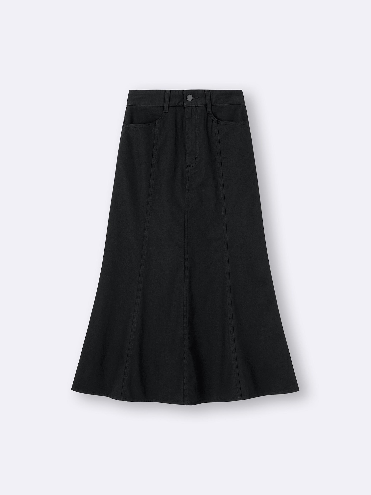 ハンキングセット GU公式 | フレアマキシスカート+EC(丈短め85.0～89.0cm)