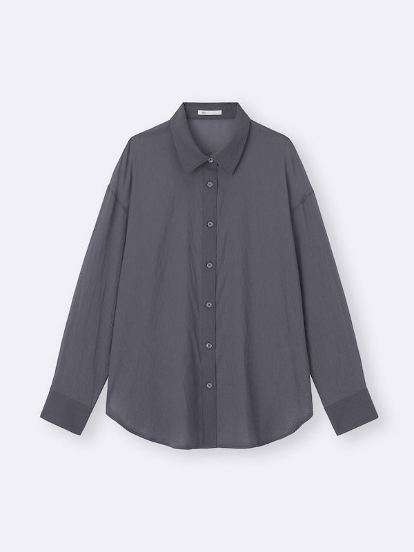 シアーオーバーサイズシャツRS+E