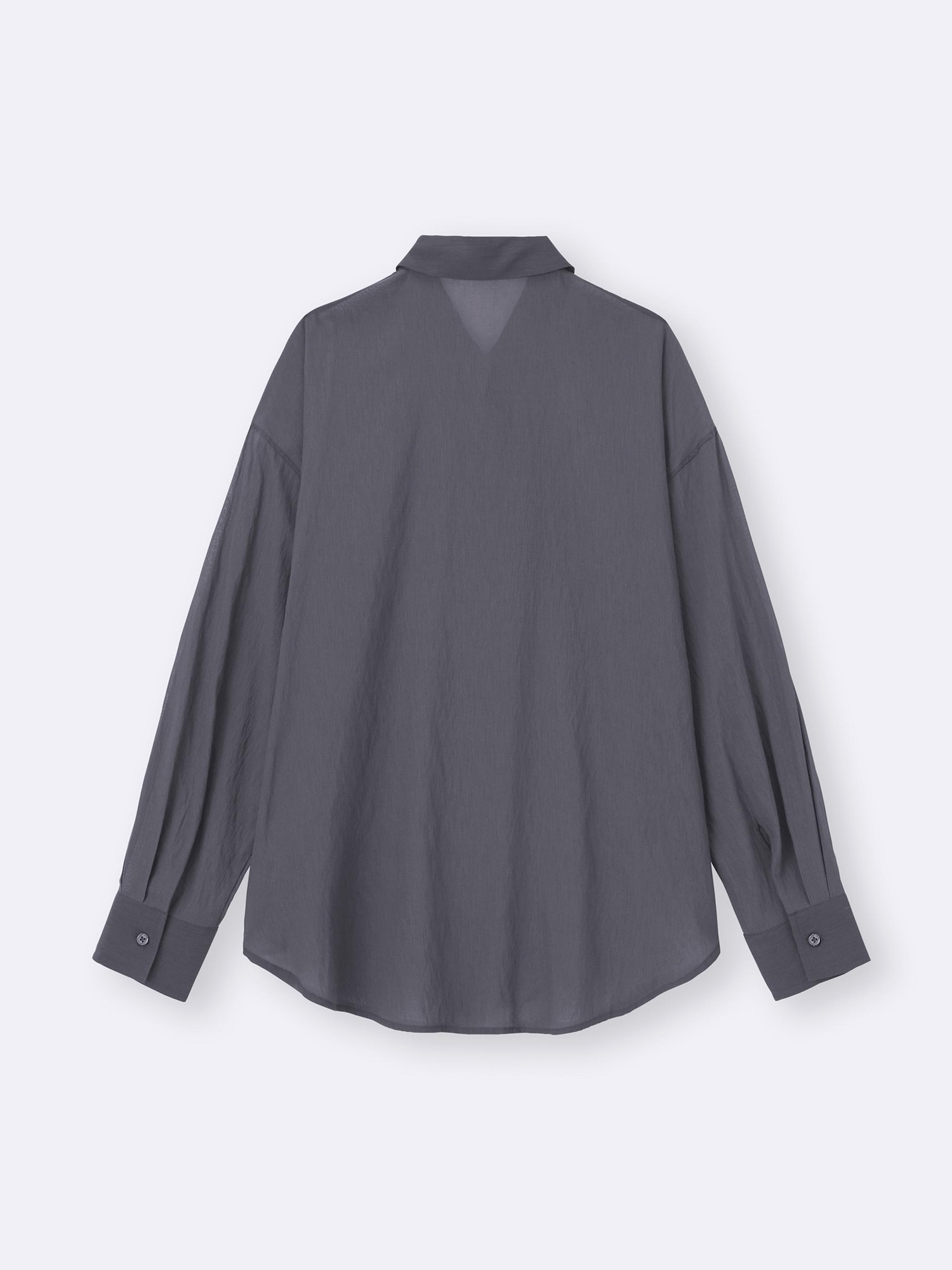 GU公式 | シアーオーバーサイズシャツRS+E