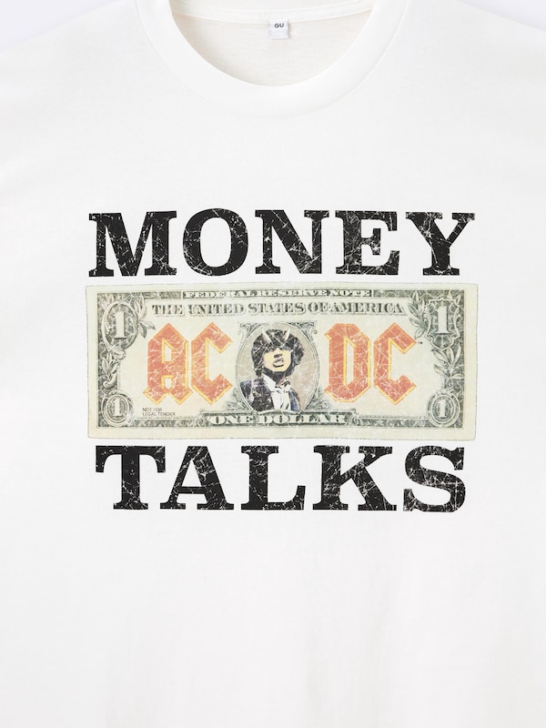 ウォッシュドグラフィックT MUSIC(AC/DC)