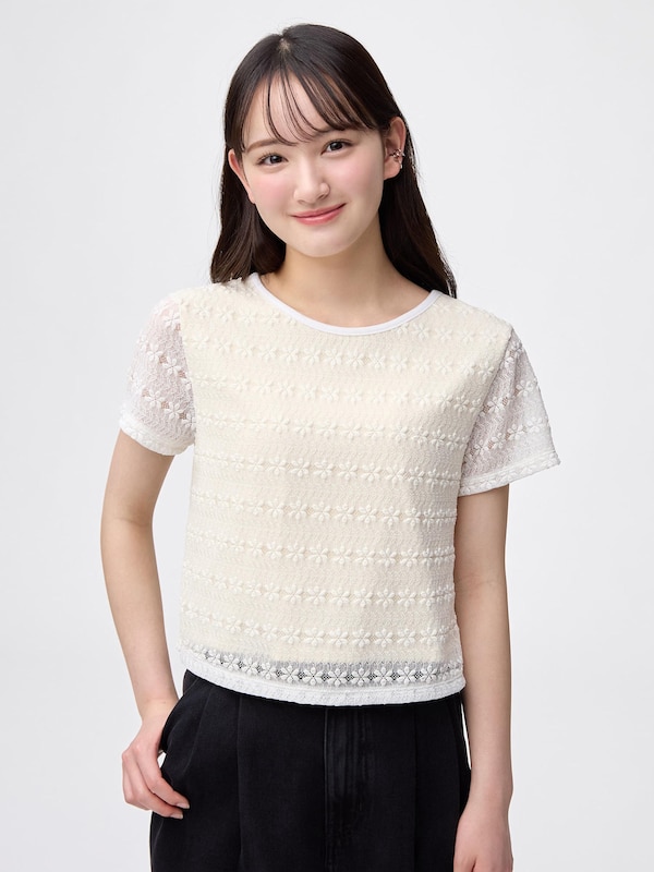 GIRLSレースコンビネーションT JR
