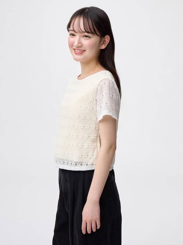GIRLSレースコンビネーションT JR