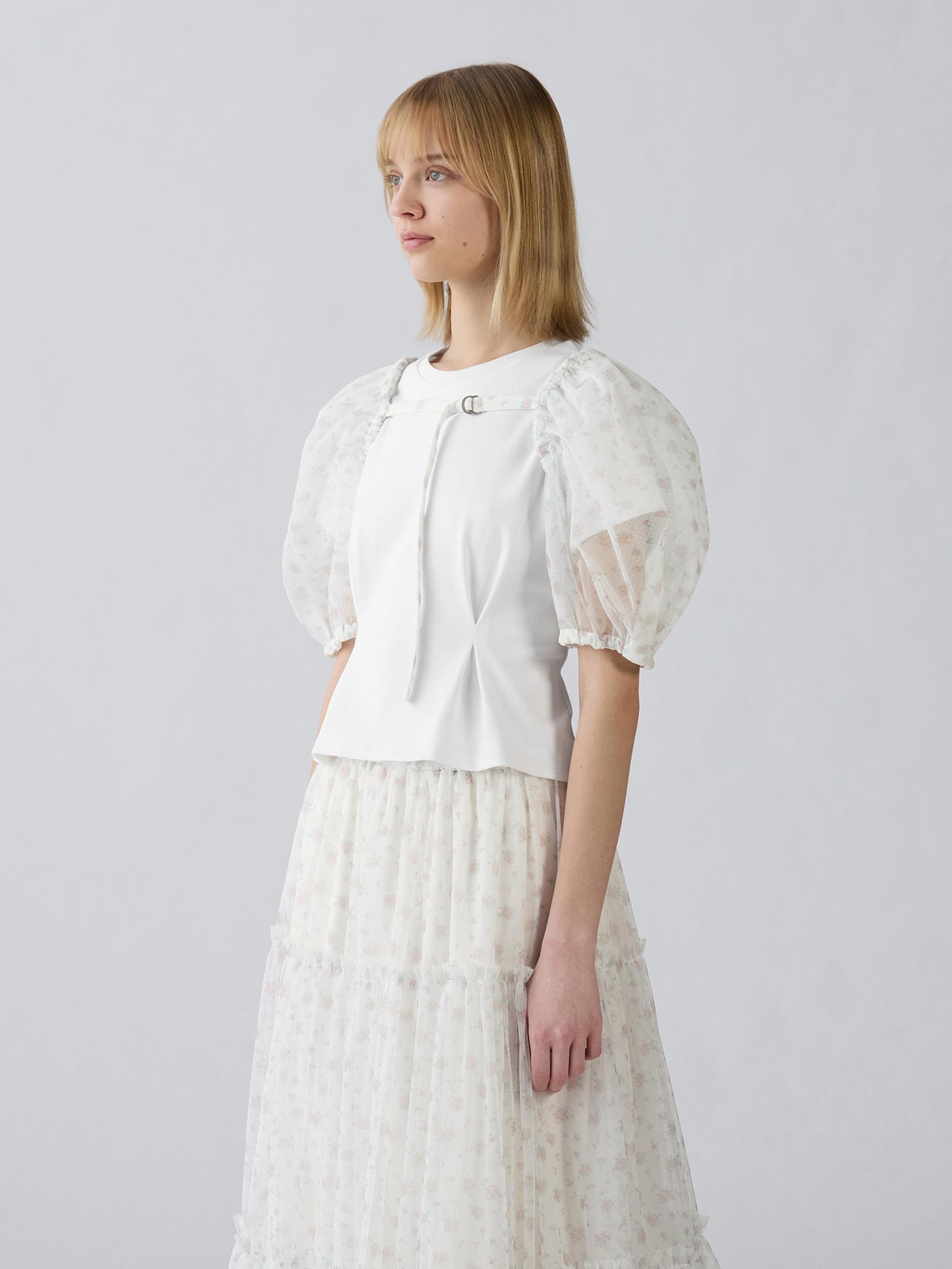 5/31迄の出品　TAN 2024ss ボレロ TAN DAZZLED KNITTED BOLERO