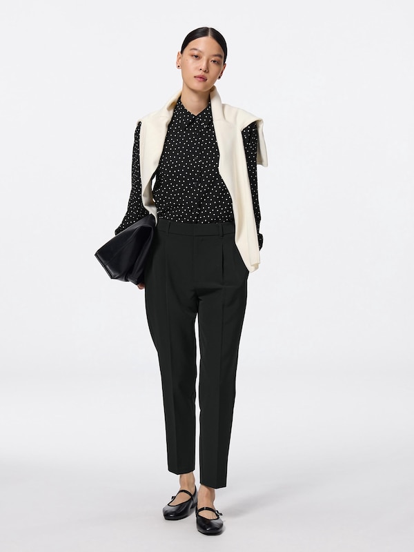 GU ストレッチテーパードパンツ Sサイズ 偏平 